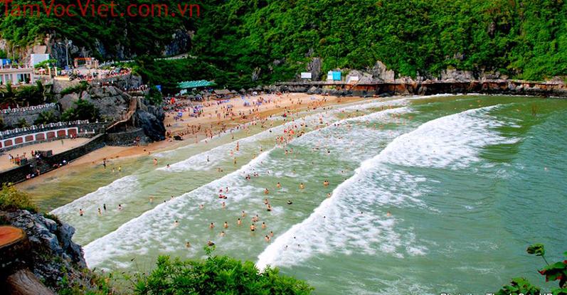 Bãi tắm Cát Cò 1, 2, 3 ở Cát Bà, Hải Phòng