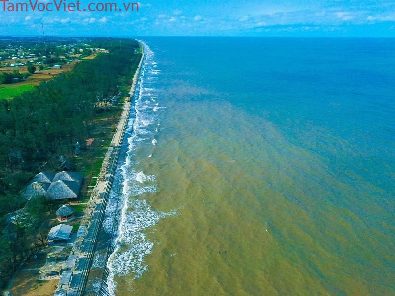 Biển Ba Động bên hàng dương trải dài ở xứ Trà Vinh