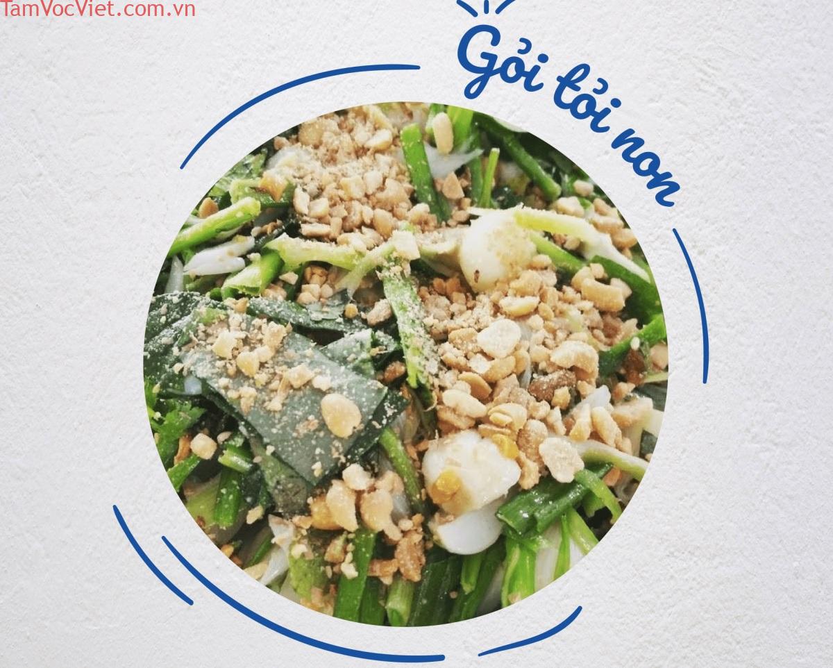 Gỏi tỏi Lý Sơn mang hương vị dân dã và tinh tế thu hút mọi thực khách