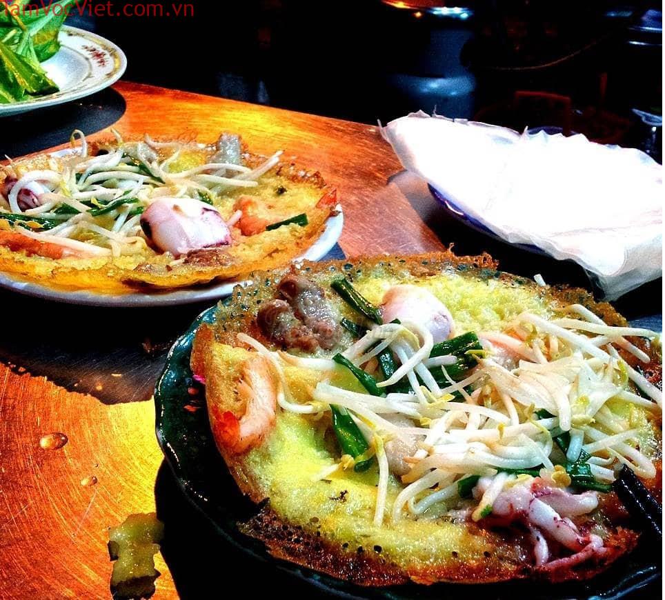 bánh xèo Phan Thiết Bánh xèo miền Trung Phan Thiết hương vị đậm đà