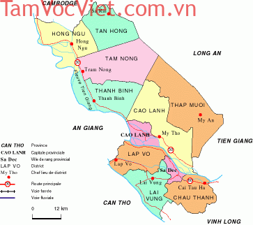 Đồng Tháp: Quy hoạch sử dụng đất đến năm 2020 - CafeLand.Vn