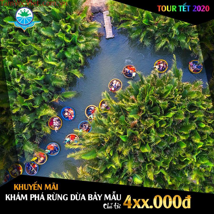 Tour Rừng Dừa Bảy Mẫu 1 Ngày