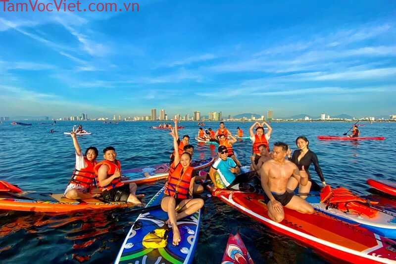 Chèo Sup Đà Nẵng list 6 địa điểm cho thuê Sup giá rẻ CHỈ 60k