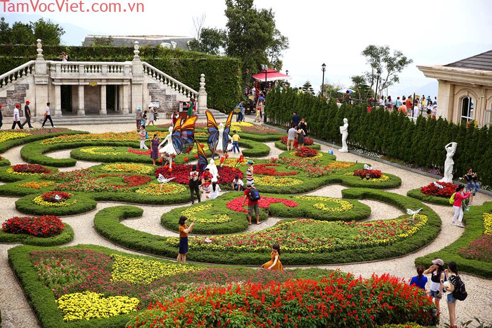 Vườn Hoa LE JARDIN D'AMOUR - BÀ NÀ HILLS | Taxi sân bay rẻ