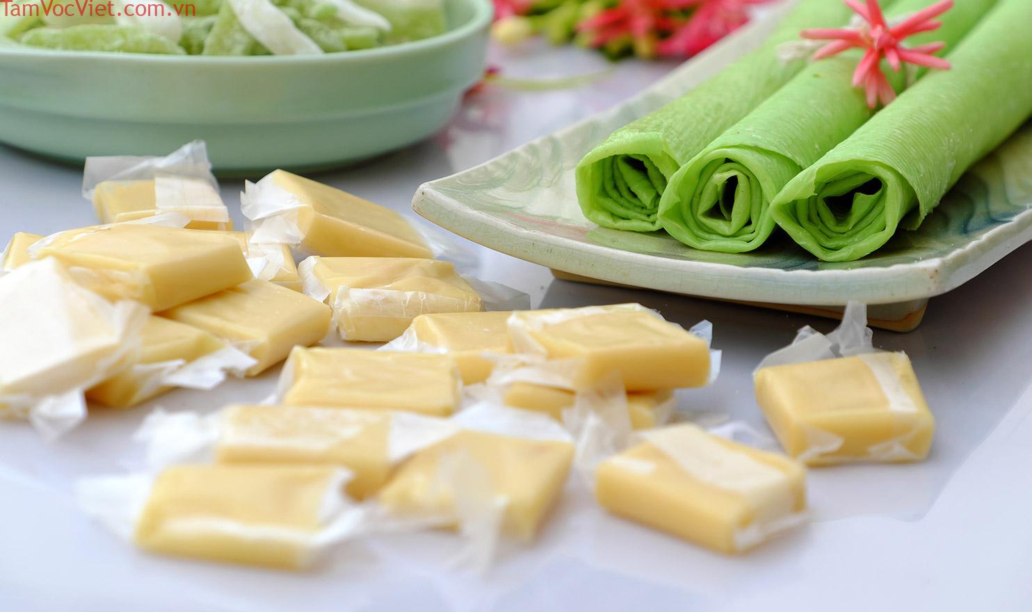 Giới thiệu chung về đặc sản kẹo dừa Bến Tre - Hương Việt Mart