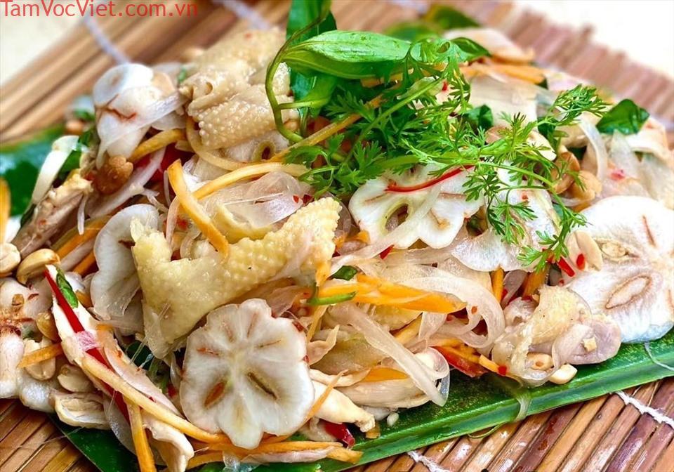Đặc sản gỏi gà măng cụt | ở Lái Thiêu Bình Dương