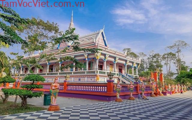 Chùa Chén Kiểu Khmer linh thiêng nổi tiếng Sóc Trăng