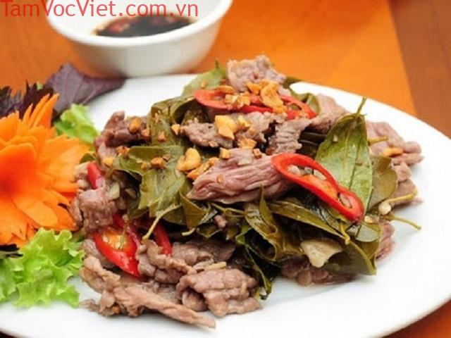 Thịt trâu lá trơng - Đặc sản dân dã mà nức tiếng gần xa của người Quảng Trị