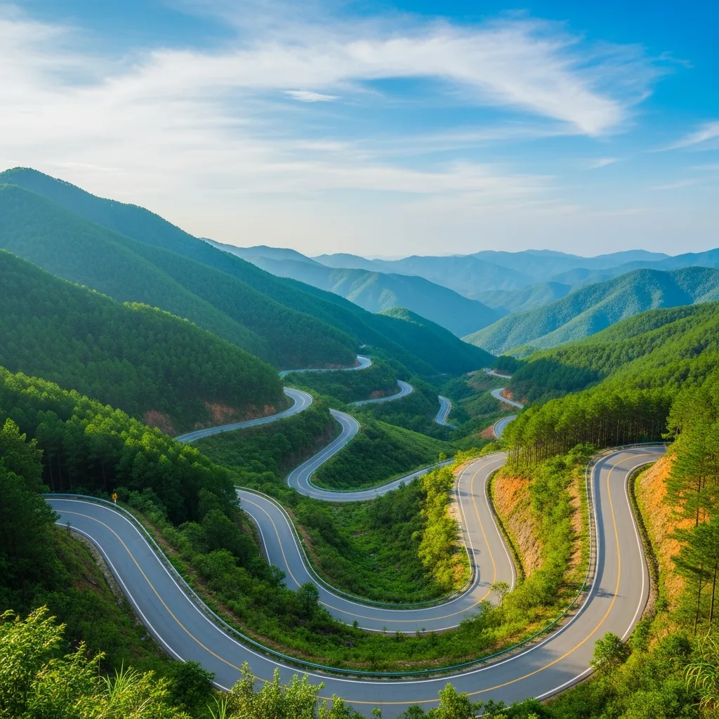 Cung đường DT601 Hòa Bắc uốn lượn giữa núi rừng, điểm cắm trại lý tưởng cùng Tầm Vóc Việt.