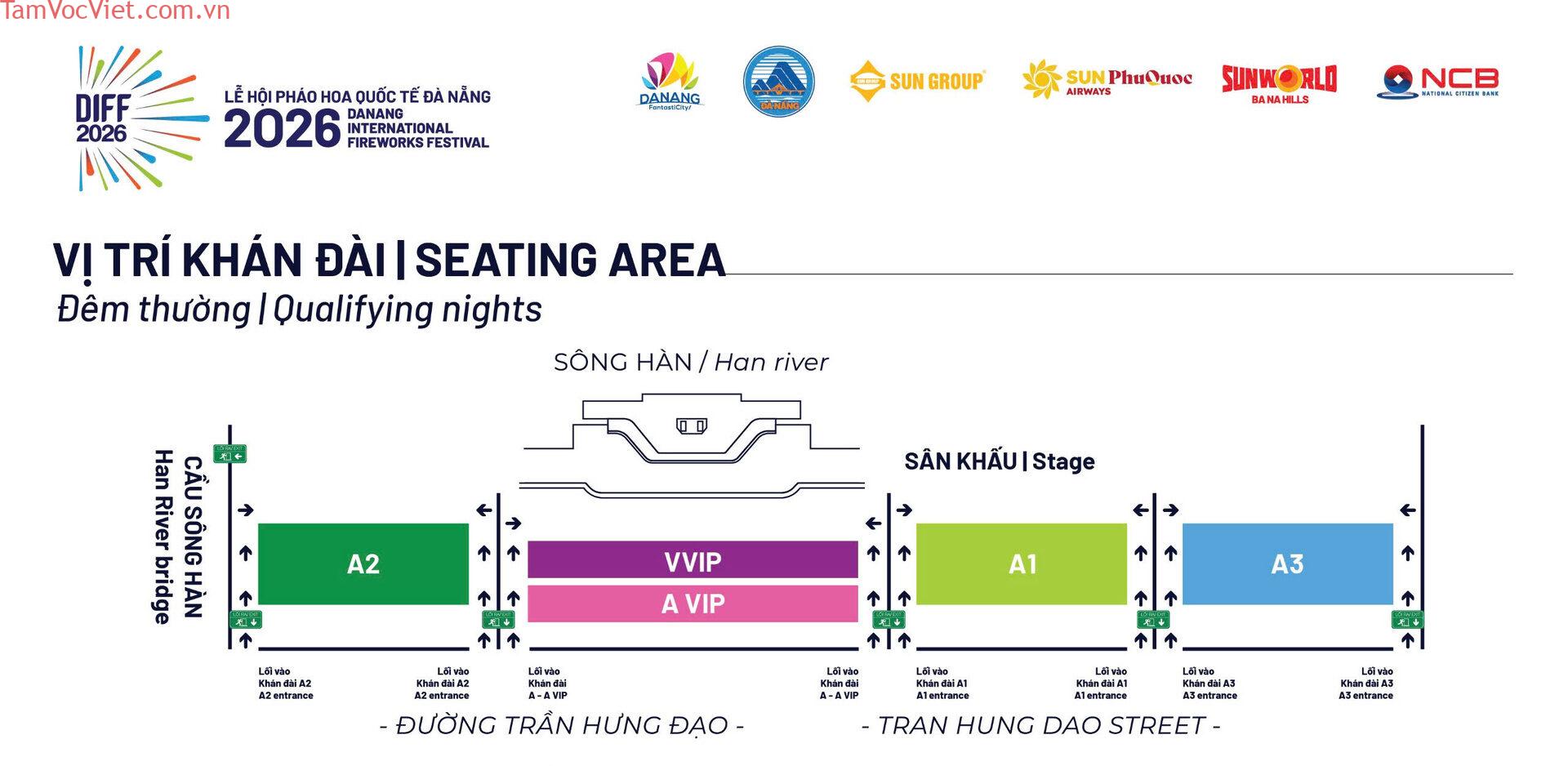 Đặt Vé Pháo Hoa Đà Nẵng (DIFF 2026) online ưu đãi GIẢM sâu 21%
