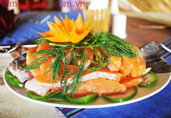 Các món Cá Tầm - Cá Hồi - Cá Suối ở Sapa