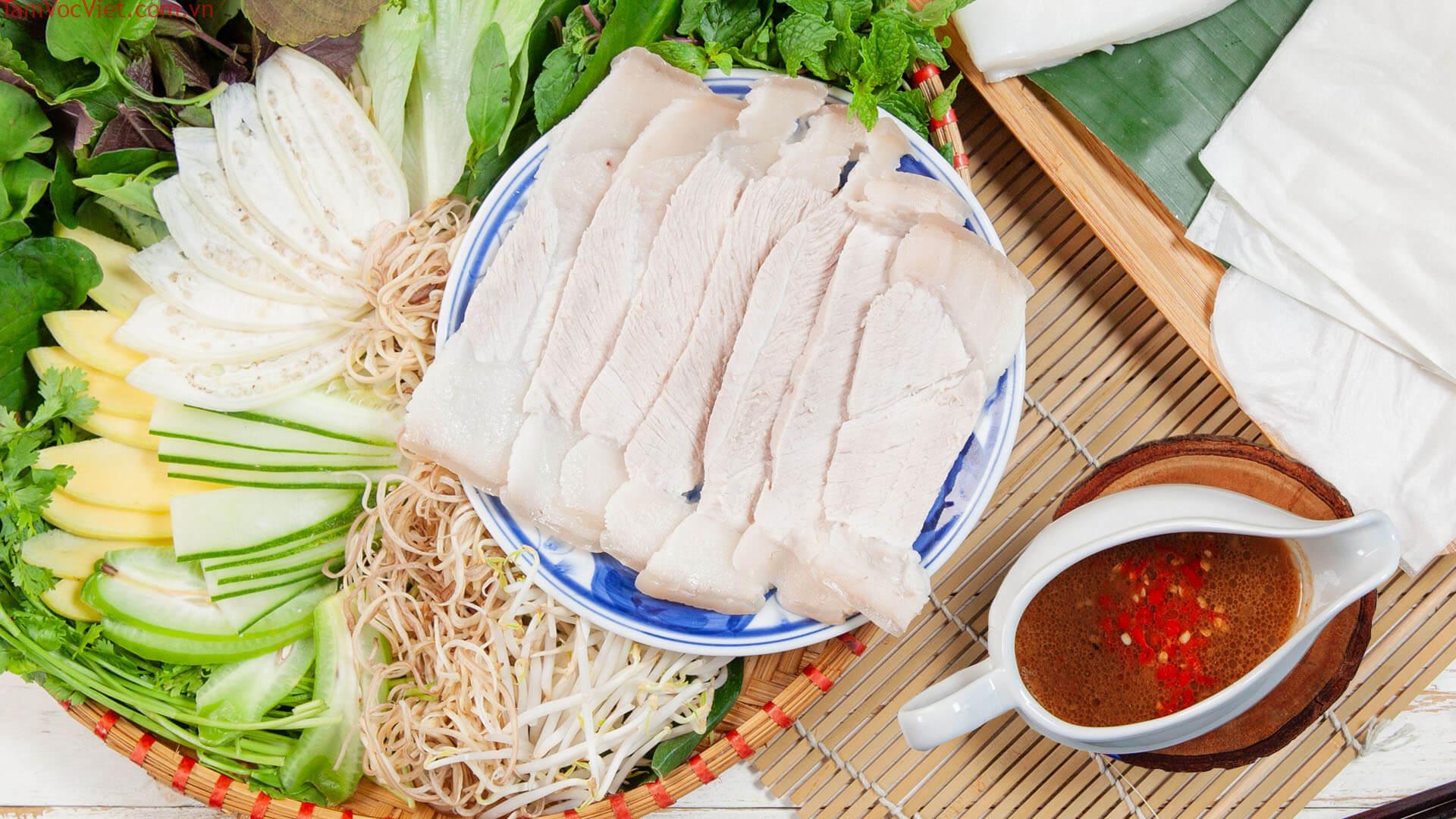 Bánh Tráng Cuốn Thịt Heo or Pork rice paper roll - Cổng ...