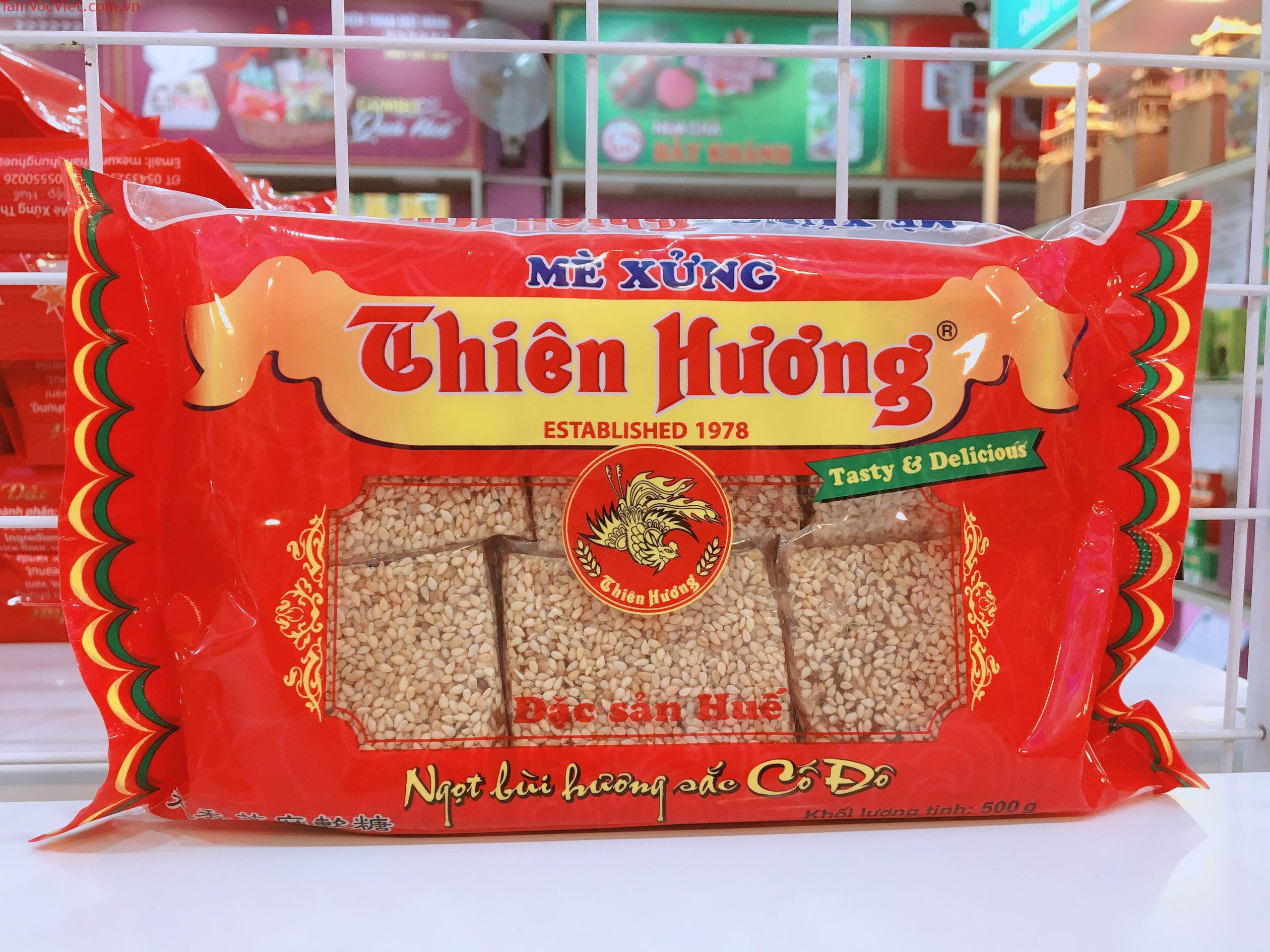 Mè xửng Thiên Hương túi màu 500gr - Quà Huế Online