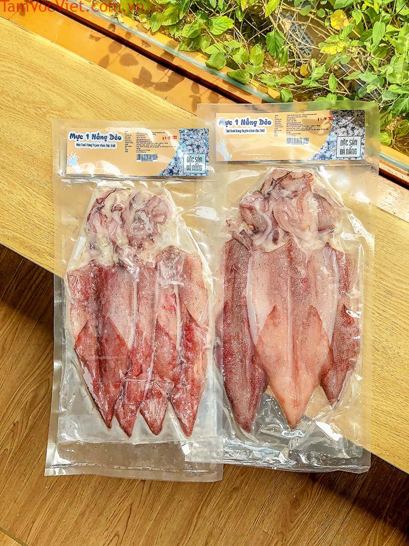 Mực câu 1 nắng dẻo Đà Nẵng (Loại tuyển chọn để làm quà) - Đặc Sản Làm Quà