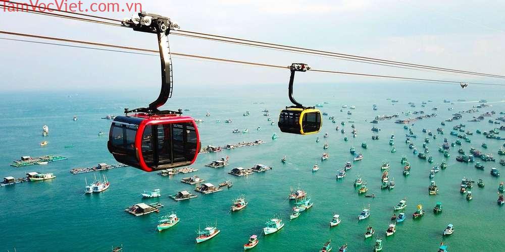 Cáp treo Hòn Thơm: Tuyến cáp vượt biển dài nhất thế giới