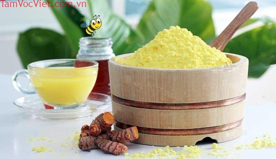 Tinh bột nghệ, hỗ trợ điều trị viêm loét dạ dày, viêm đại tràng