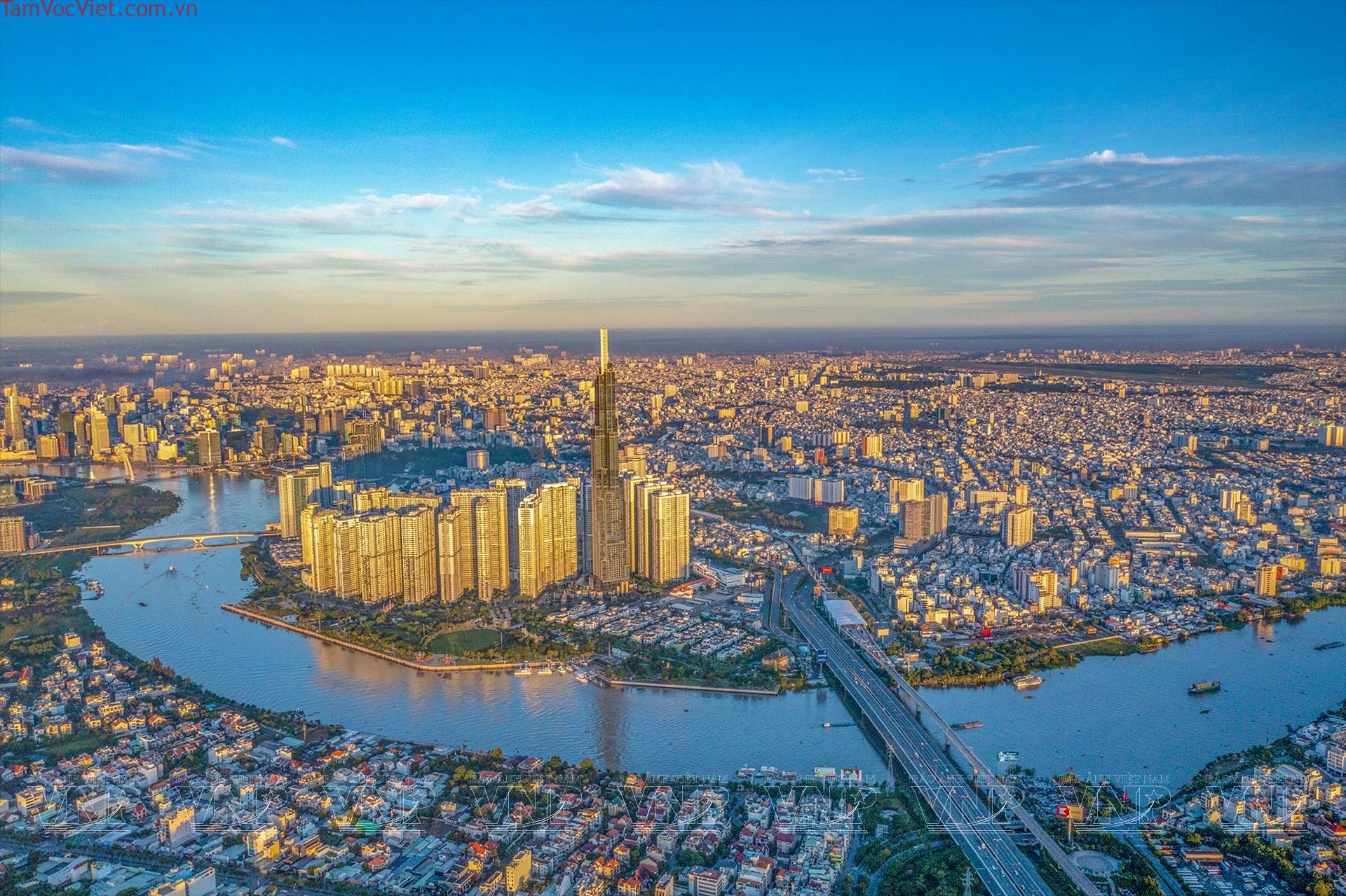 Vẻ đẹp TP. Hồ Chí Minh nhìn từ trên cao