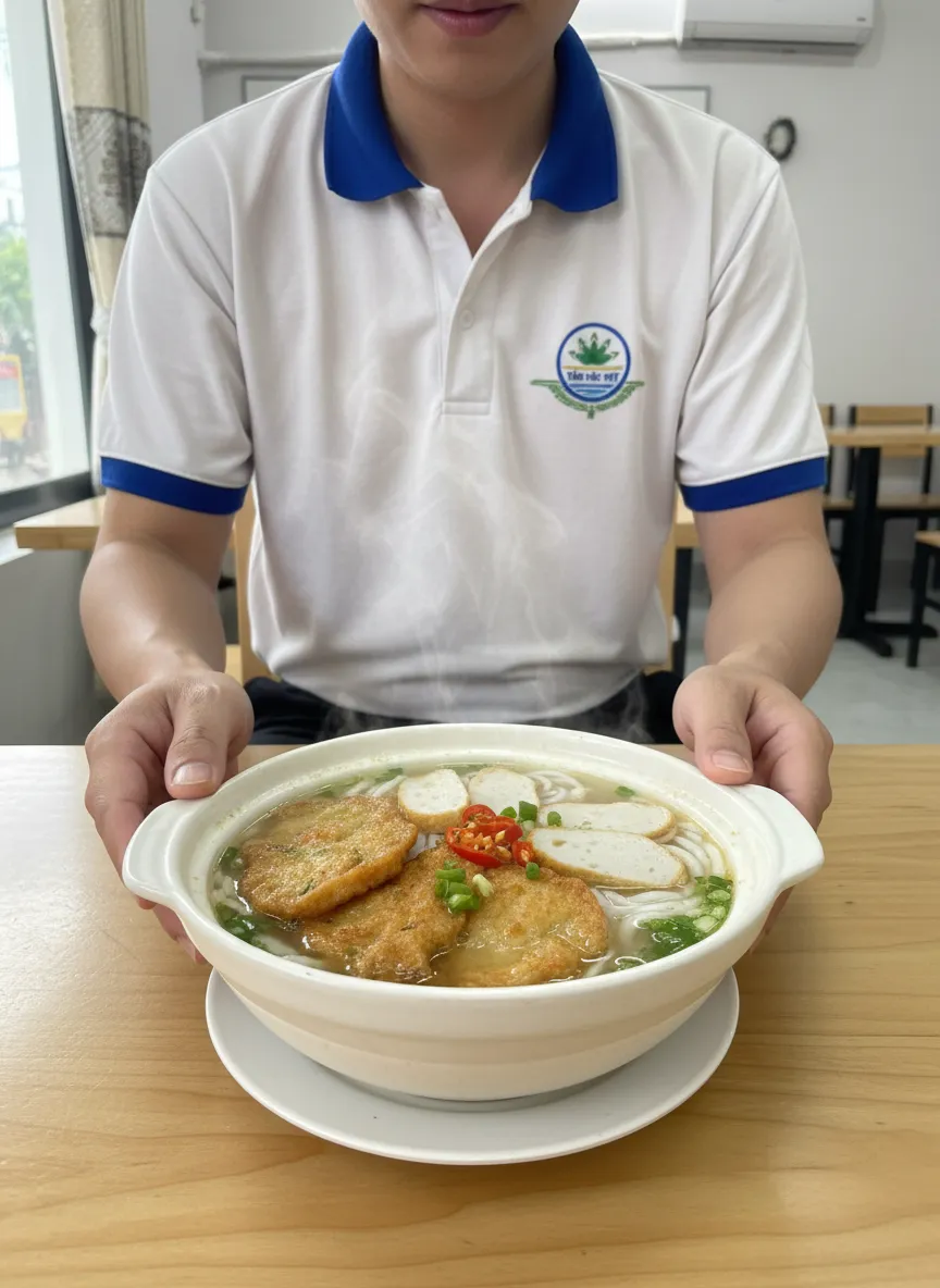 Tô bún quậy Phú Quốc đặc sản thơm ngon trong cẩm nang du lịch Tầm Vóc Việt.