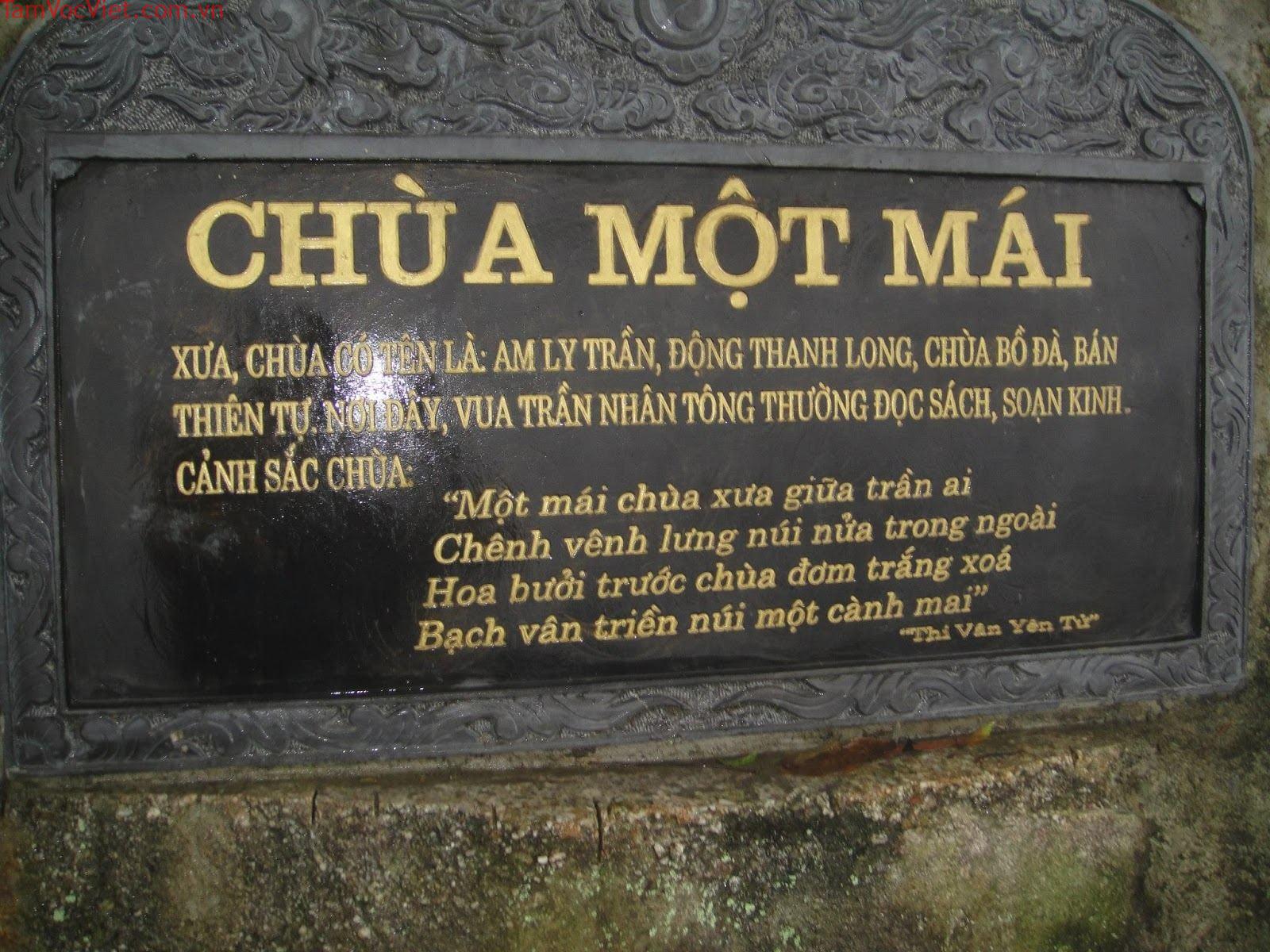 Chùa Một Mái: điểm du lịch linh thiêng tại Quảng Ninh